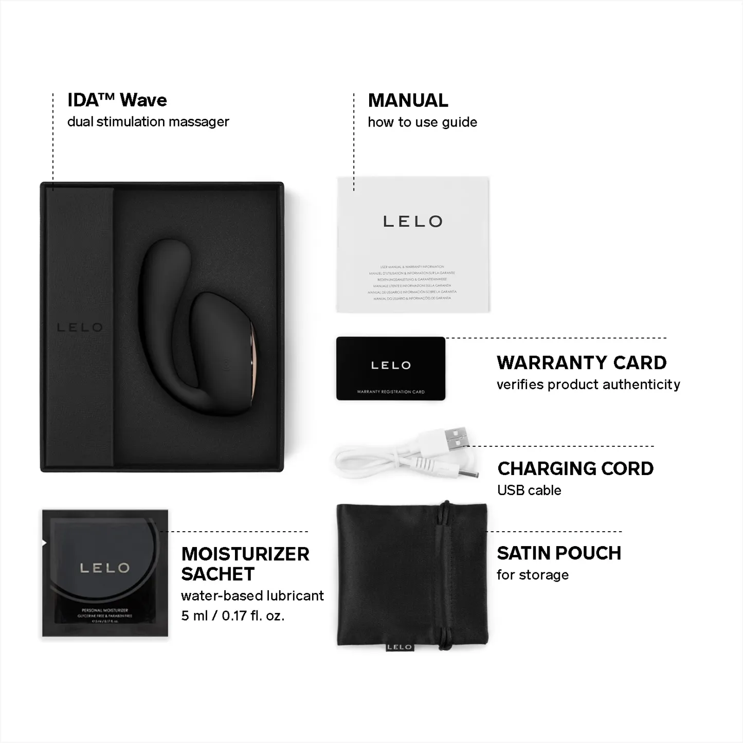 LELO IDA™ Wave | APP控制雙頭震動器