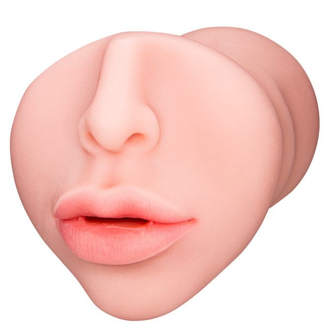 NPG 七澤米亞 口交飛機杯，無牙設計與雙層構造，提供柔和滑順的深喉體驗與強力吸吮快感。