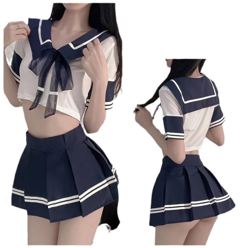 Lush Secrets 女子高校生情趣制服套裝，經典藍色水手服，完美呈現日本校園風情。