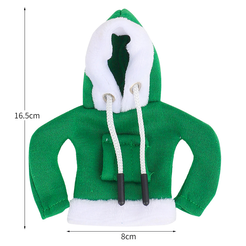 Woody Hoodie 聖誕陰莖套，紅色/綠色，具卡通連帽設計，為節日增添趣味與溫暖感。