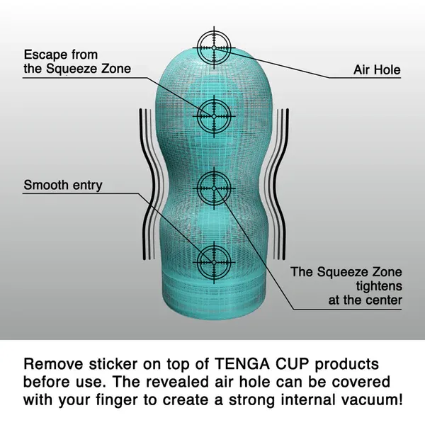 TENGA 經典真空杯冰涼特別版，內含冷卻潤滑劑，真空壓力吸吮技術，帶來極致爽感。