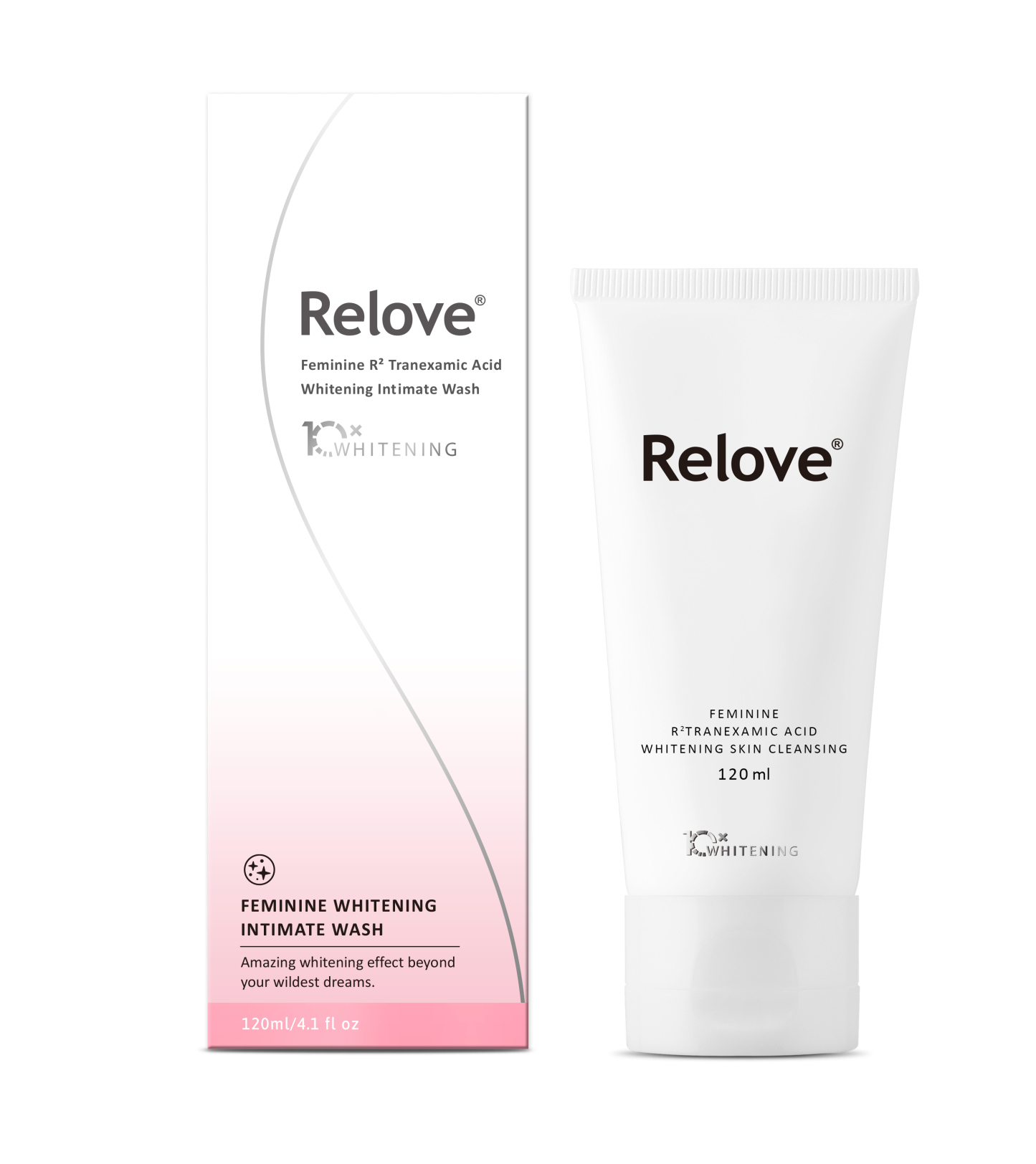 Relove 私密肌R²深層傳明酸淨白潔淨精華凝露 120ml