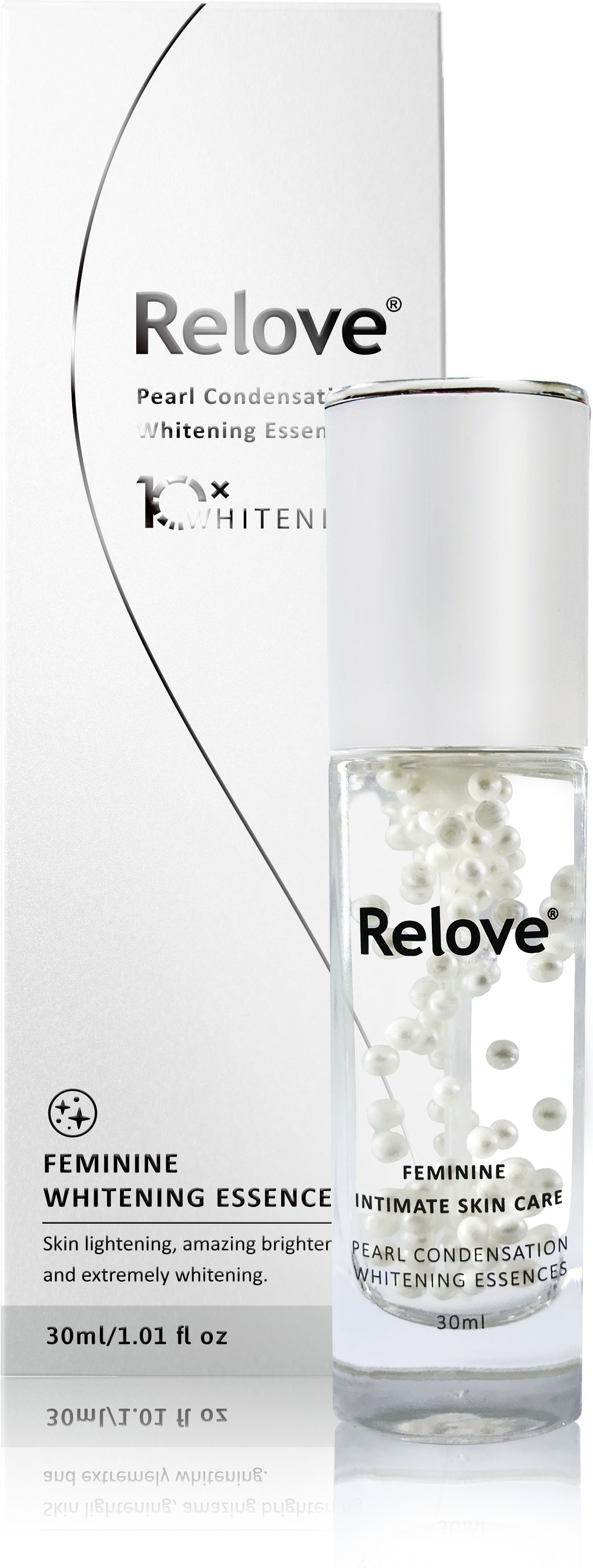 Relove 淨柔白桃 私密美白賦活晶球凝露 30ml