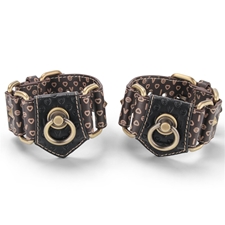 Lovetoy Rebellion Reign 手扣，適合BDSM愛好者，柔軟耐用PU材質，彈簧鎖扣設計，提供穩固束縛。