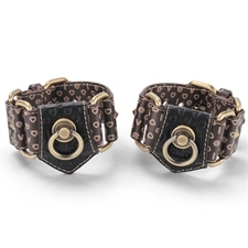 Lovetoy Rebellion Reign 手扣，適合BDSM愛好者，柔軟耐用PU材質，彈簧鎖扣設計，提供穩固束縛。