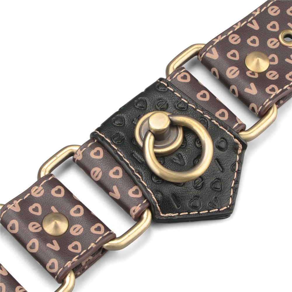 Lovetoy Rebellion Reign 手扣，PU材質與金屬結構，7.8至10英吋調節範圍，適合BDSM新手及愛好者。