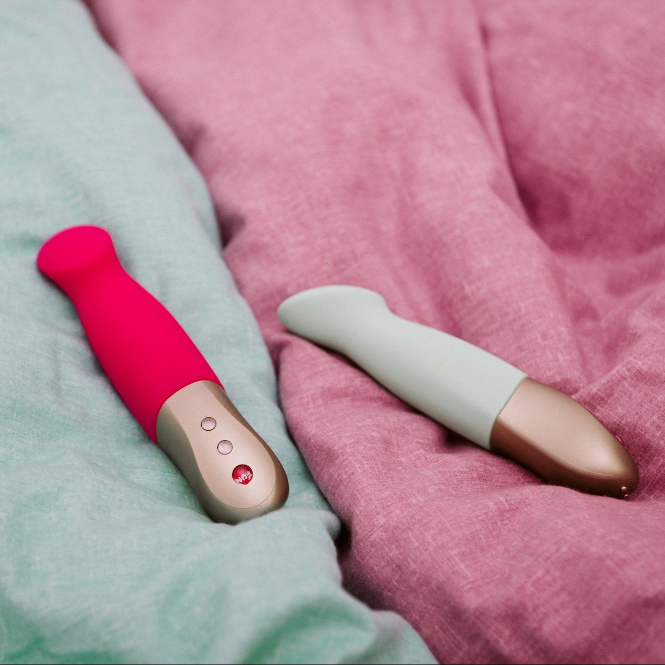 Fun Factory Sundaze 衝擊+深層震動棒 (桃紅色 / 開心果綠色)