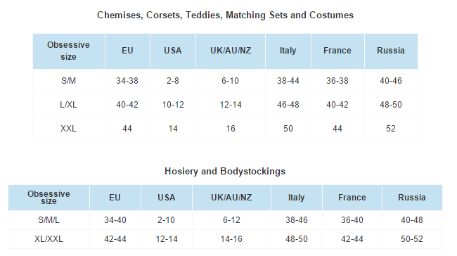 Obsessive F234 Bodystocking，創新3SKnit針織技術，舒適貼合，適合多次穿著。