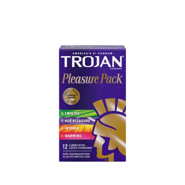 Trojan 戰神 Pleasure Variety Pack 乳膠安全套 12片裝