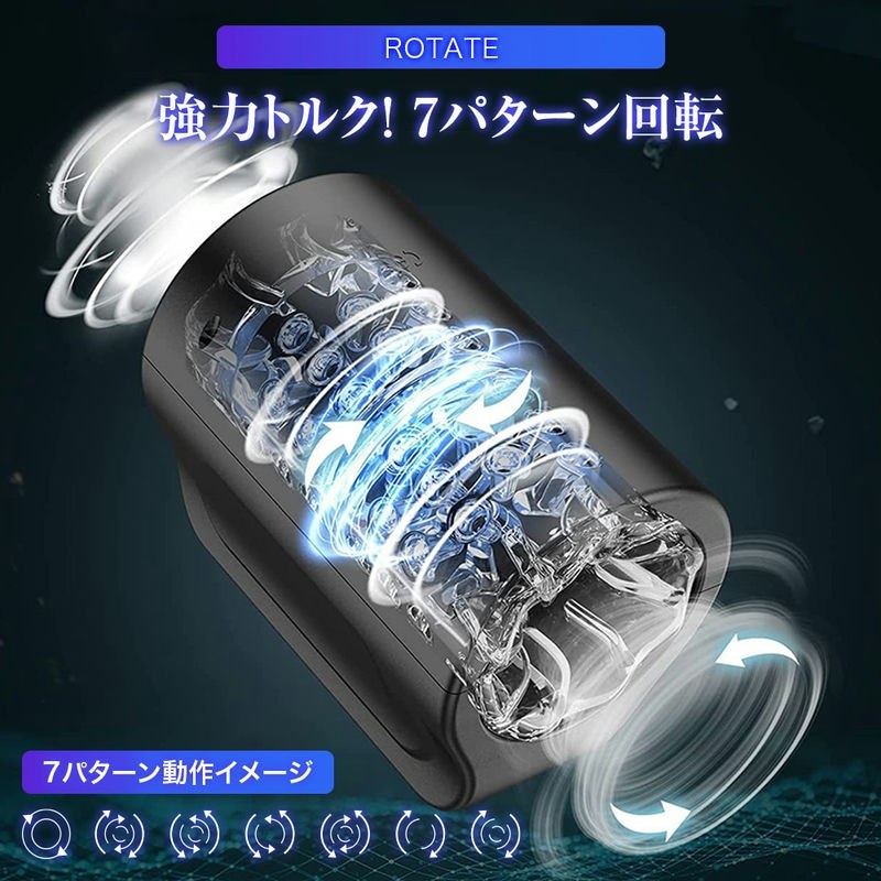 416g超輕量NEATOY 爆射自動迴轉榨精器，雙按鍵設計，簡單操作多模式選擇。