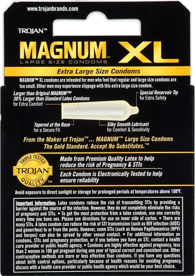 Trojan XL 安全套 3片裝