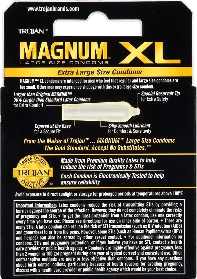 Trojan XL 安全套 3片裝