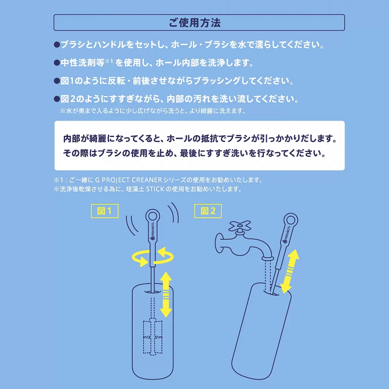 G Project 飛機杯專用清潔刷，密集扇形刷毛，溫和清潔飛機杯，帶掛勾設計，方便晾乾。