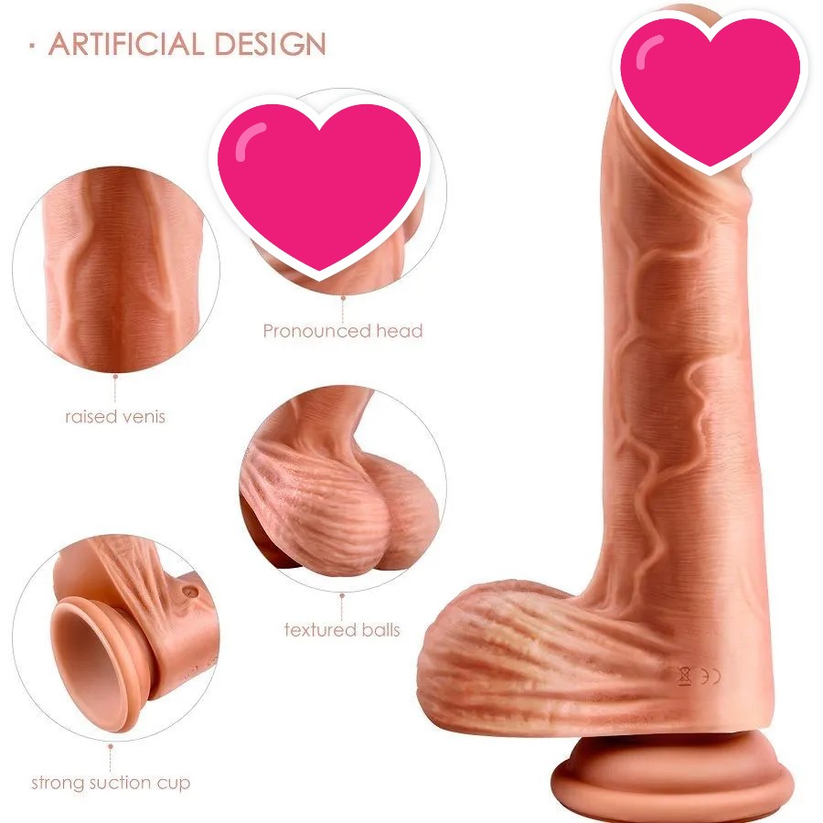 Erocome Hercules 武仙座 加溫抽插震動假陽具 肉色-SING DR