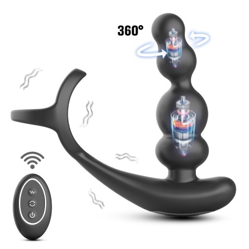 Mytoys MyRevoPlug 遙控旋轉拉珠後庭按摩器