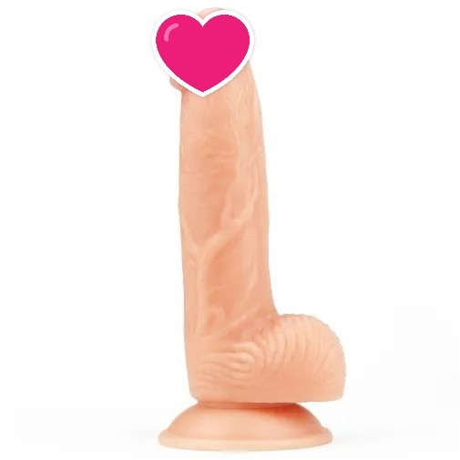 Lovetoy 7" 極柔軟仿真陽具 肉色