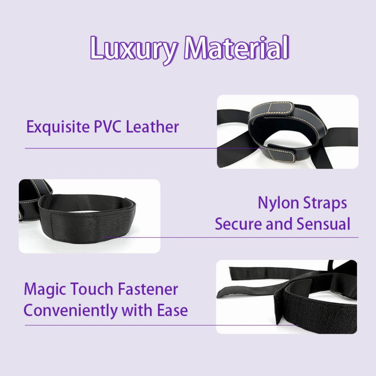 AK G系列性愛機器綁帶，柔軟魔術貼固定，輕鬆調整鬆緊，坐著或躺著皆可使用。