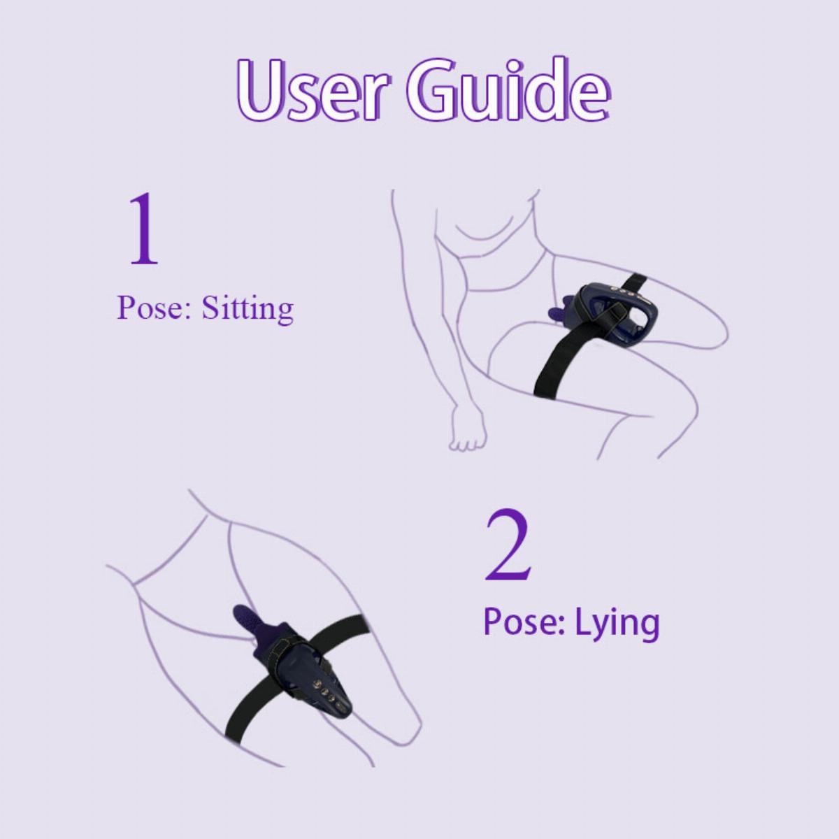 AK G系列性愛機器固定綁帶，黑色人造皮革與尼龍材質，穩固貼合，增強性愛快感。