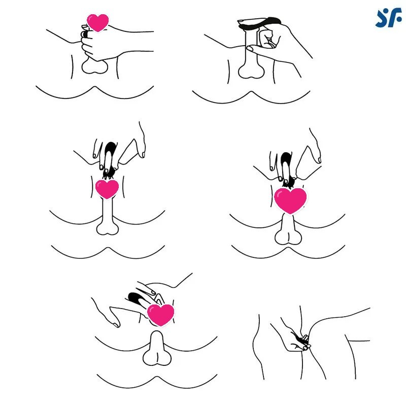 Satisfyer Candy Cane 指上共震器 (黑色/橙色)-SING DR