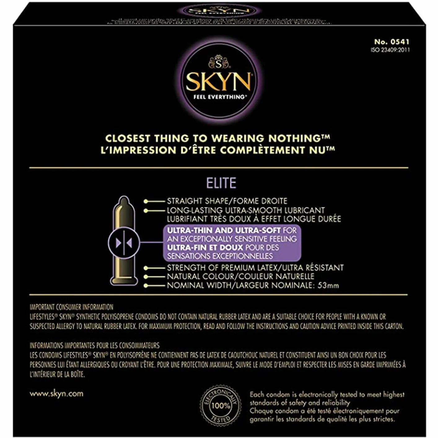SKYN ELITE 特薄 PI安全套 (10片裝/36片裝)