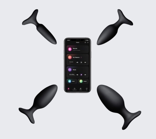 Lovense Hush 2 智能APP控制後庭震動肛塞 (4個尺寸)-SING DR