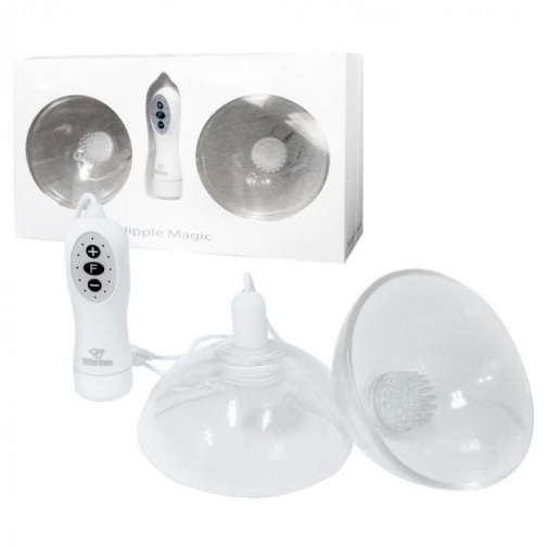 SSI Japan Nipple Magic 乳頭震動吸啜器，10種旋轉模式與12種力量設定，帶來無限乳頭快感。