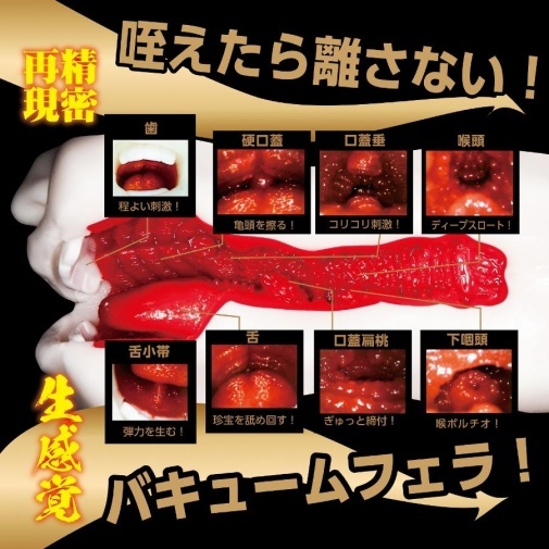 水野朝陽口交名器，NPG 口交飛機杯，精細內部設計提供極致口交體驗。