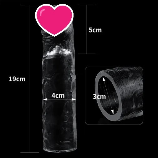 Lovetoy Flawless 陰莖套 ＋2'' - 透明