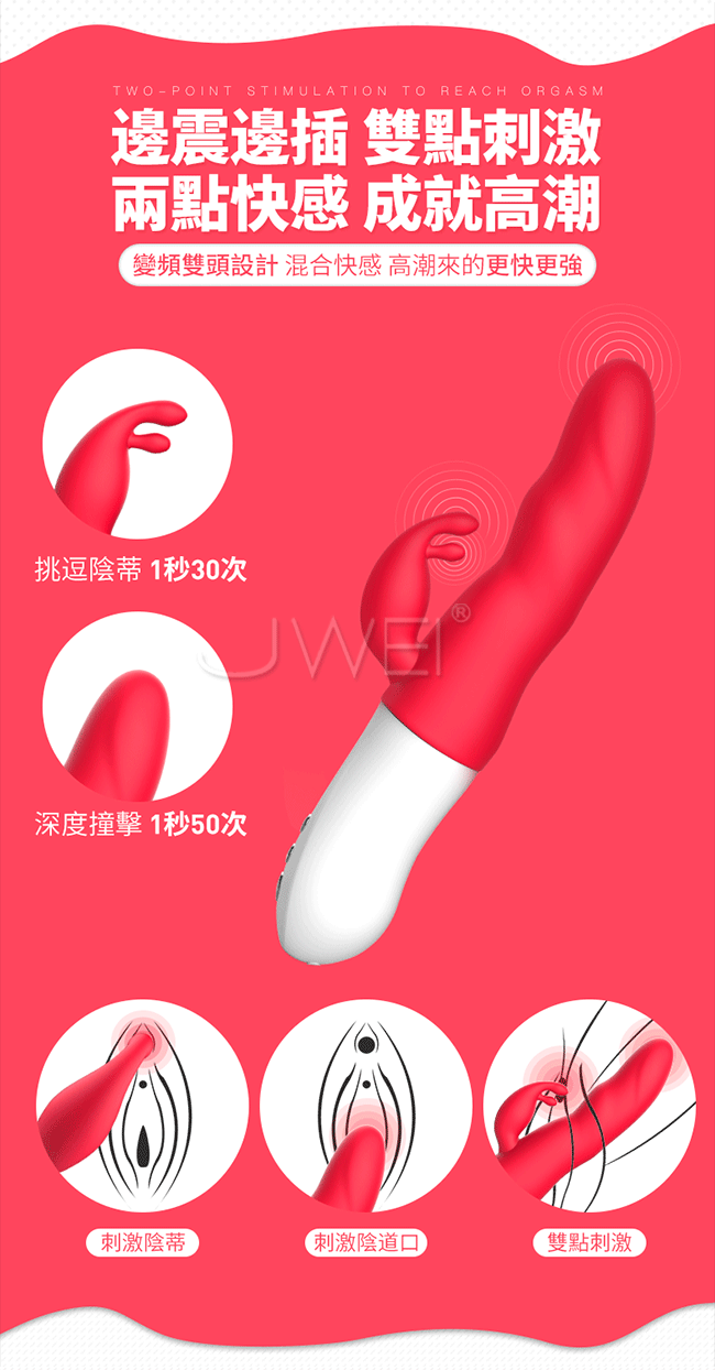 Mytoys  MyBunny 歡愛精靈 變頻抽插全自動按摩棒使用方式