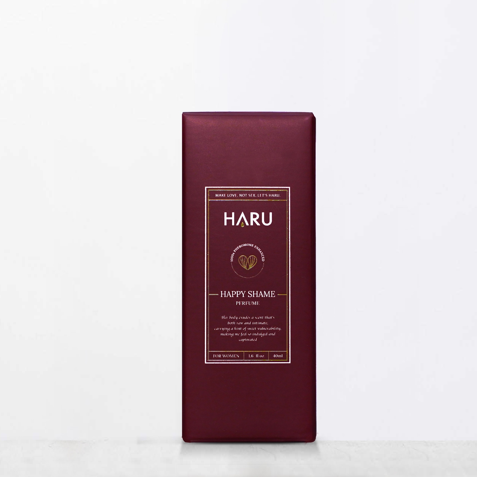 40ml HARU 費洛蒙香水，粉紅胡椒、玫瑰與龍涎香，提升個人魅力。