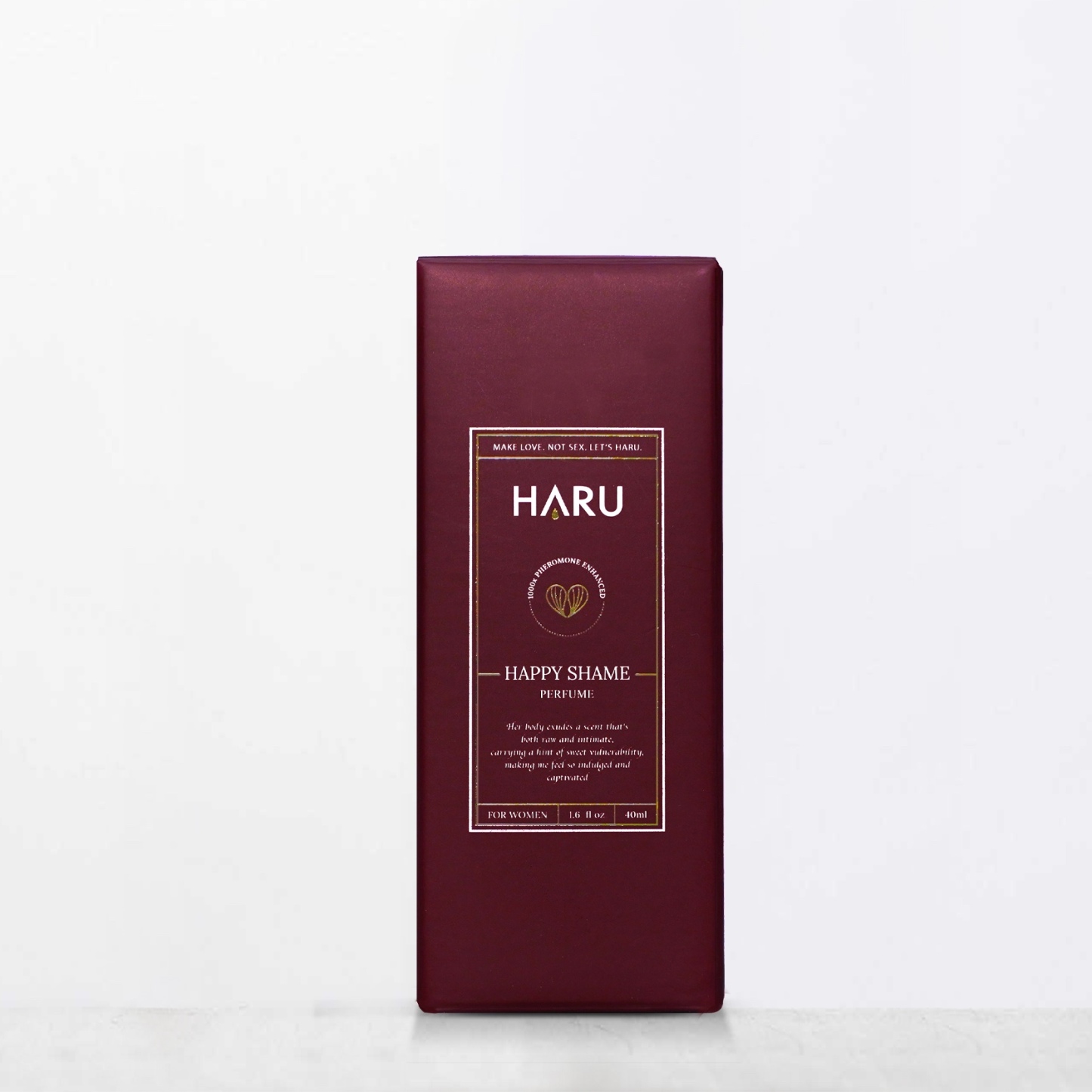 40ml HARU 費洛蒙香水，粉紅胡椒、玫瑰與龍涎香，提升個人魅力。