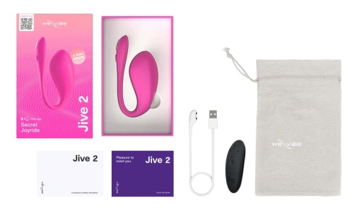 We-Vibe Jive 2 穿戴式藍芽連線震動器，雙重刺激G點及陰蒂，遠程操控，防水設計。