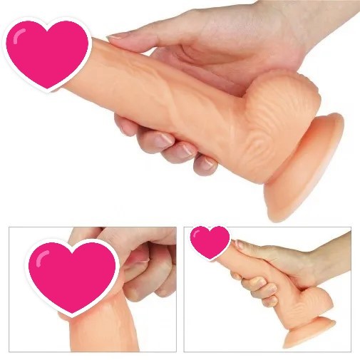 Lovetoy 7" 極柔軟仿真陽具 肉色