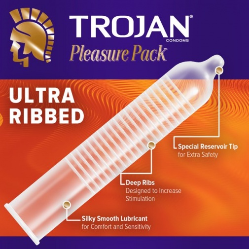 Trojan 戰神 樂趣捆包 12 片裝 乳膠安全套