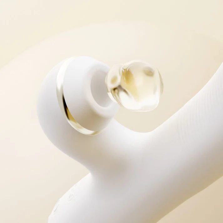 Erocome Pyxis 羅盤座按摩棒，柔軟矽膠材質，強力馬達與鋼珠滑動，提供深層快感。