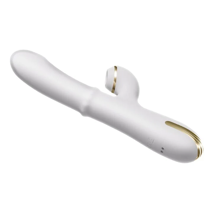 Erocome Pyxis 羅盤座伸縮轉珠吸震按摩棒，10種震動模式，3種吸震模式，帶來雙重快感。