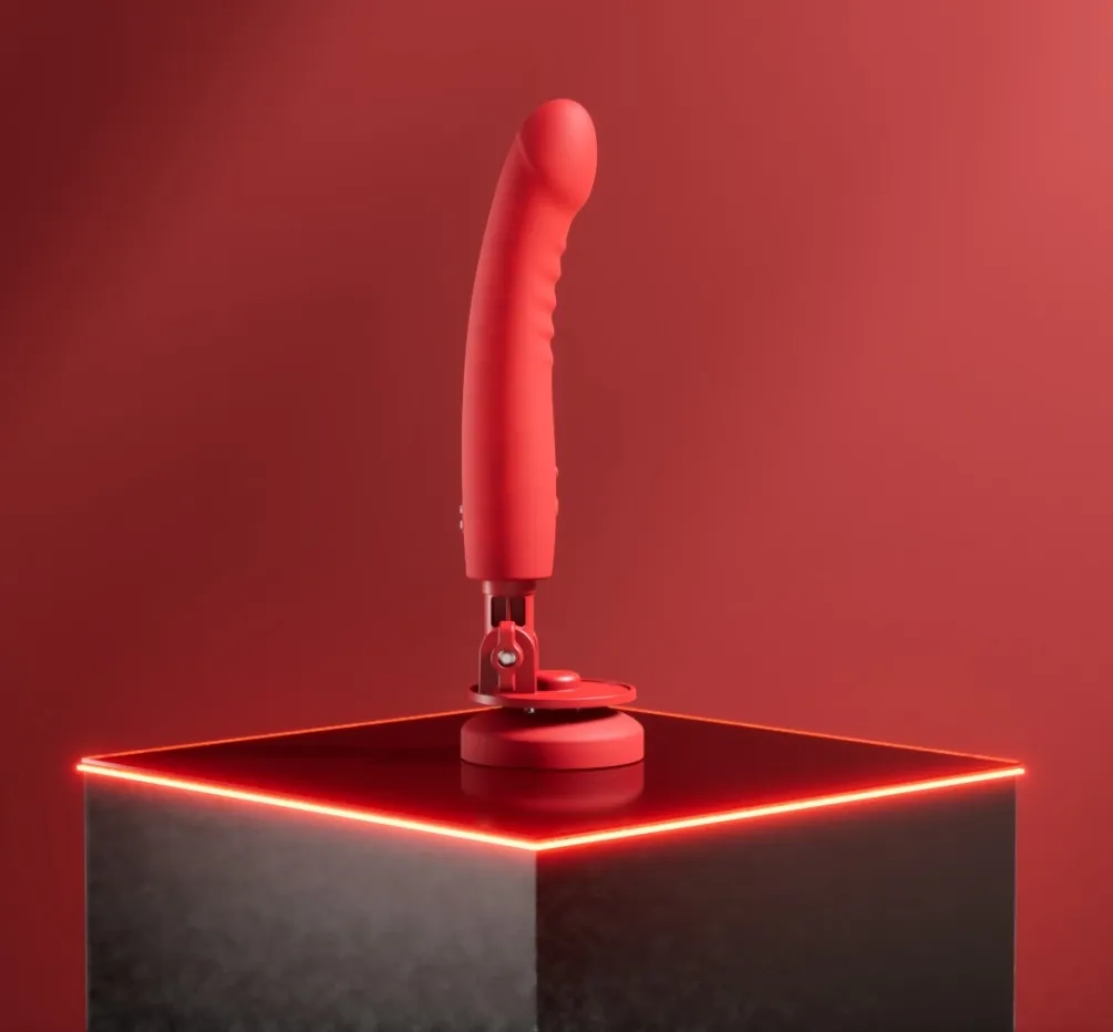 Lovense Mission 2 智能控制震動式假陽具 紅色