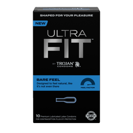 Trojan Ultra Fit Bare Feel condom 外盒正面 10片裝