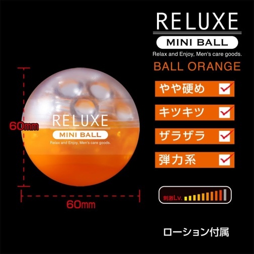  T-BEST Reluxe 迷你自慰球，體積小巧，獨特結構帶來極致刺激與舒適感，易於清潔重複使用。