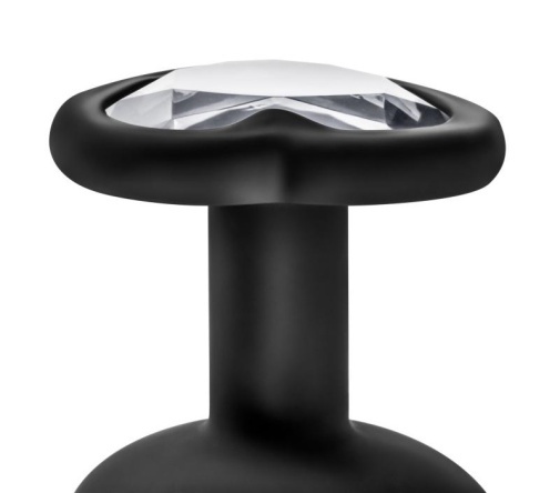 Temptasia 閃閃寶石後庭塞 中碼 - 黑色