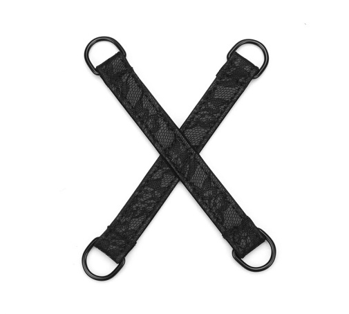 Liebe Seele 11件蕾絲束縛套裝，黑色設計，適合BDSM及SM玩具愛好者，享受極致束縛快感。