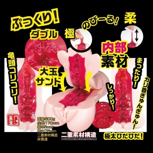 NPG 深田詠美名器，雙層設計提供柔軟觸感，模擬真實陰部，帶來強烈吸啜效果。