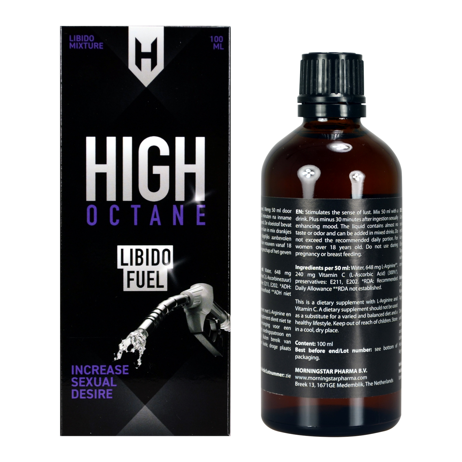 Morningstar High Octane 性慾提升液，100ml，快速提升性欲，減少疲勞，改善性生活質量。