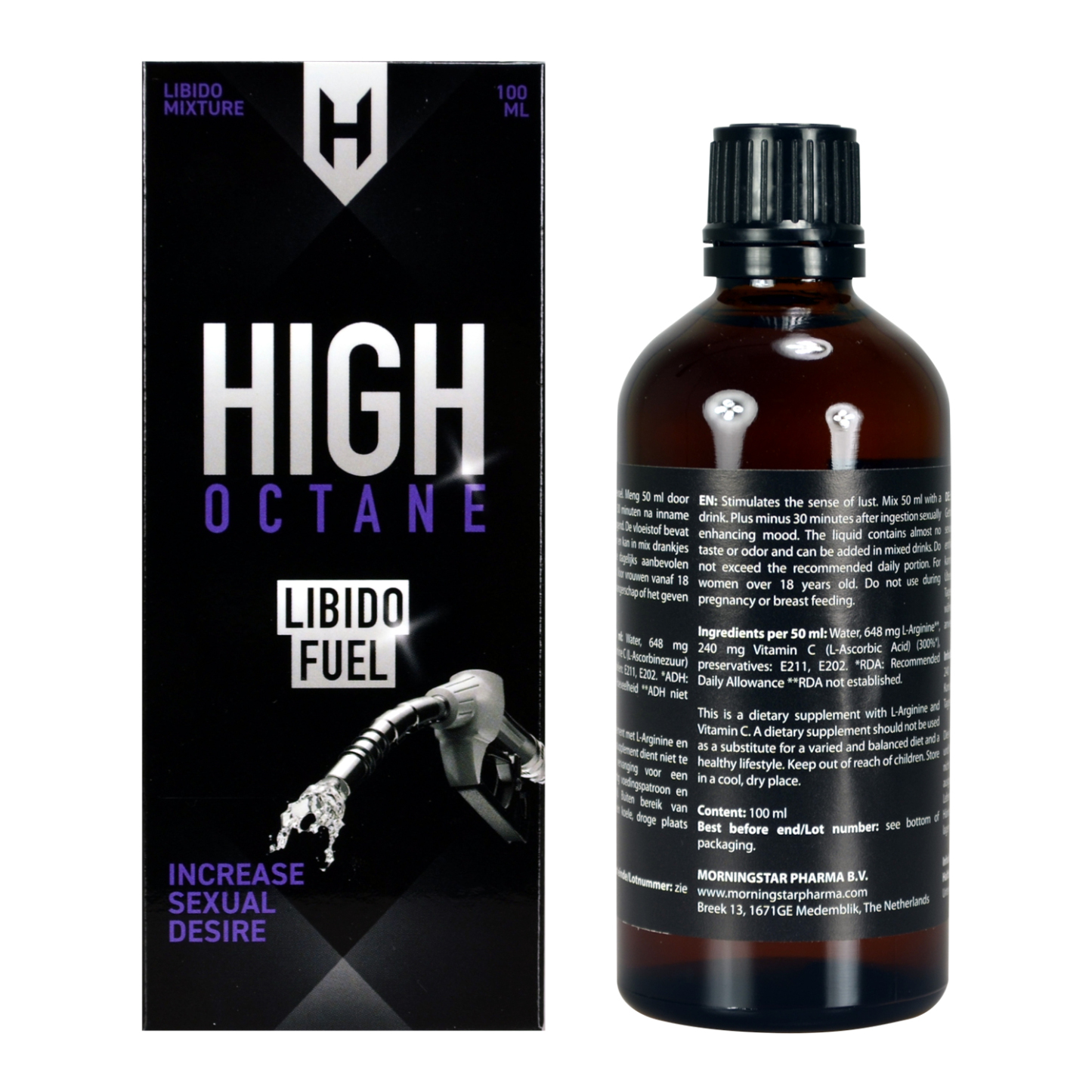 Morningstar High Octane 性慾提升液，100ml，快速提升性欲，減少疲勞，改善性生活質量。