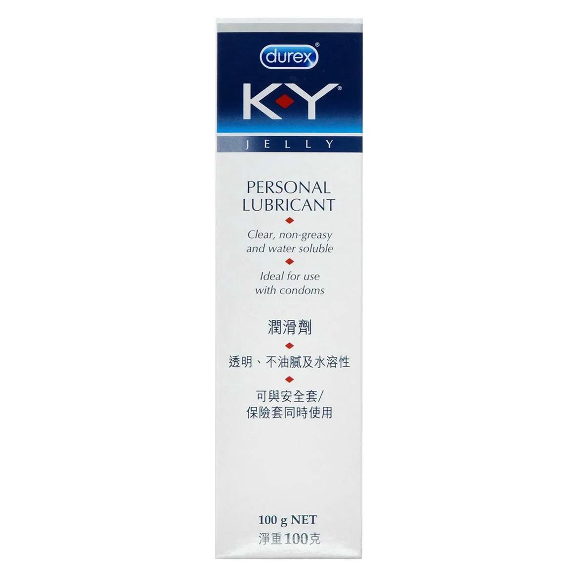Durex 杜蕾斯 K-Y Jelly 100g 水性潤滑劑 - 香港版-SING DR