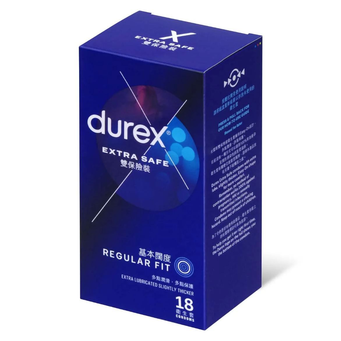 Durex 杜蕾斯雙保險裝安全套 12/18片裝