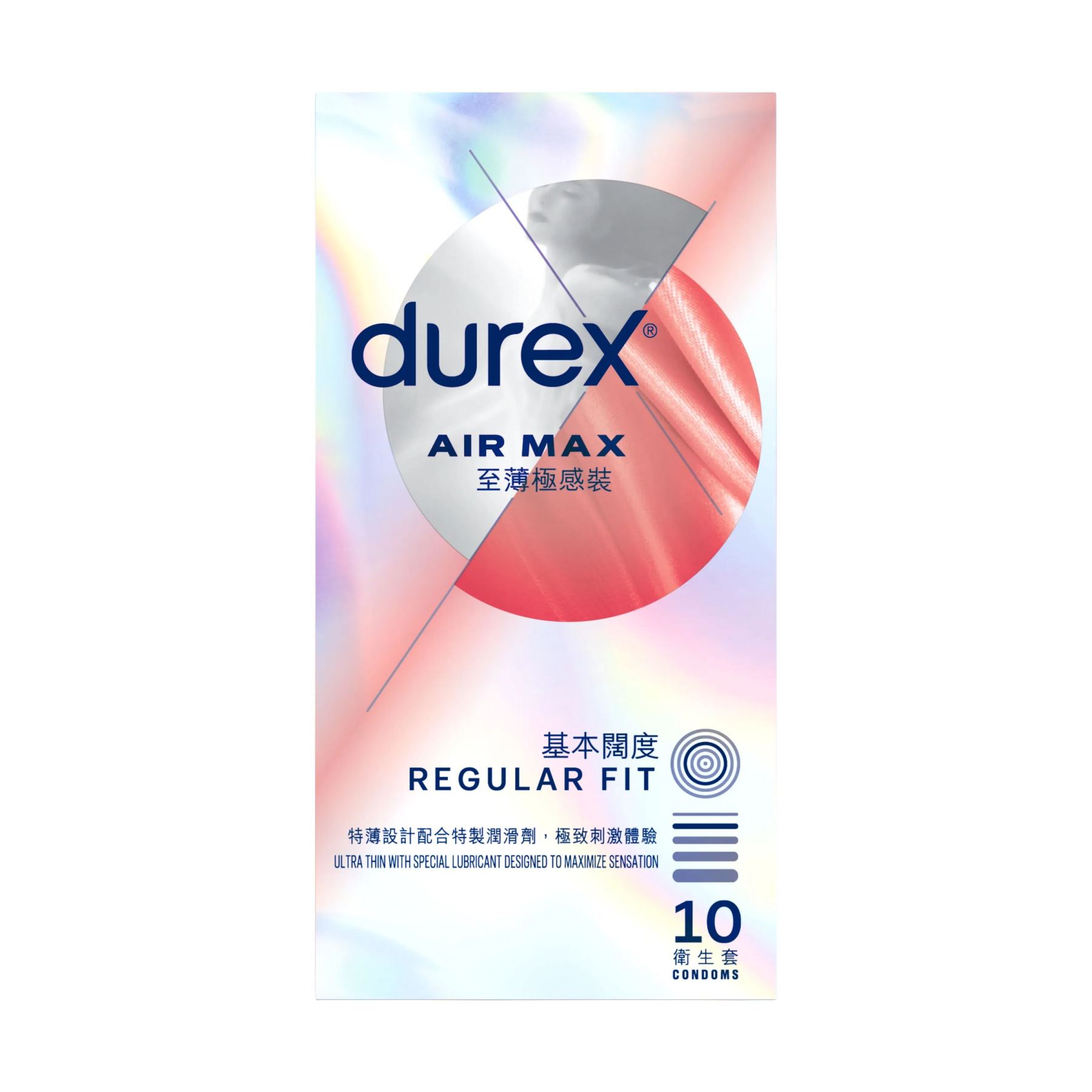 Durex 杜蕾斯 Air Max 至薄極感裝 乳膠安全套 10 片裝-SING DR