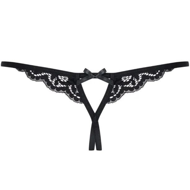 Obsessive 831-THC-1 丁字褲，性感開襠設計與交叉鬆緊帶，完美勾勒臀部線條。