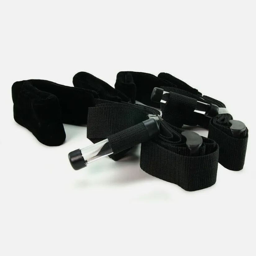 Lux Fetish Door Slam Love Swing，黑色時尚外觀，隱秘包裝，適合探索新姿勢的情侶使用。