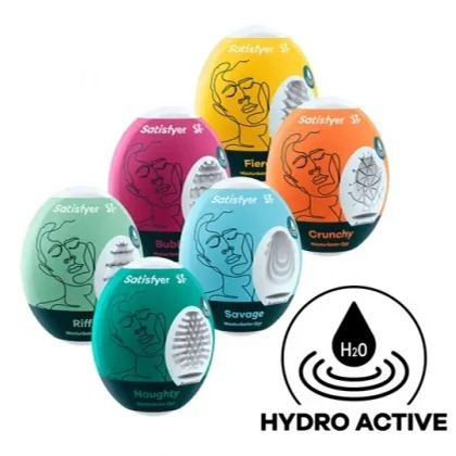 Satisfyer Egg 飛機蛋，單隻設計，無需潤滑劑，水活性TPE材質，便於攜帶，帶來微妙愉悅感。